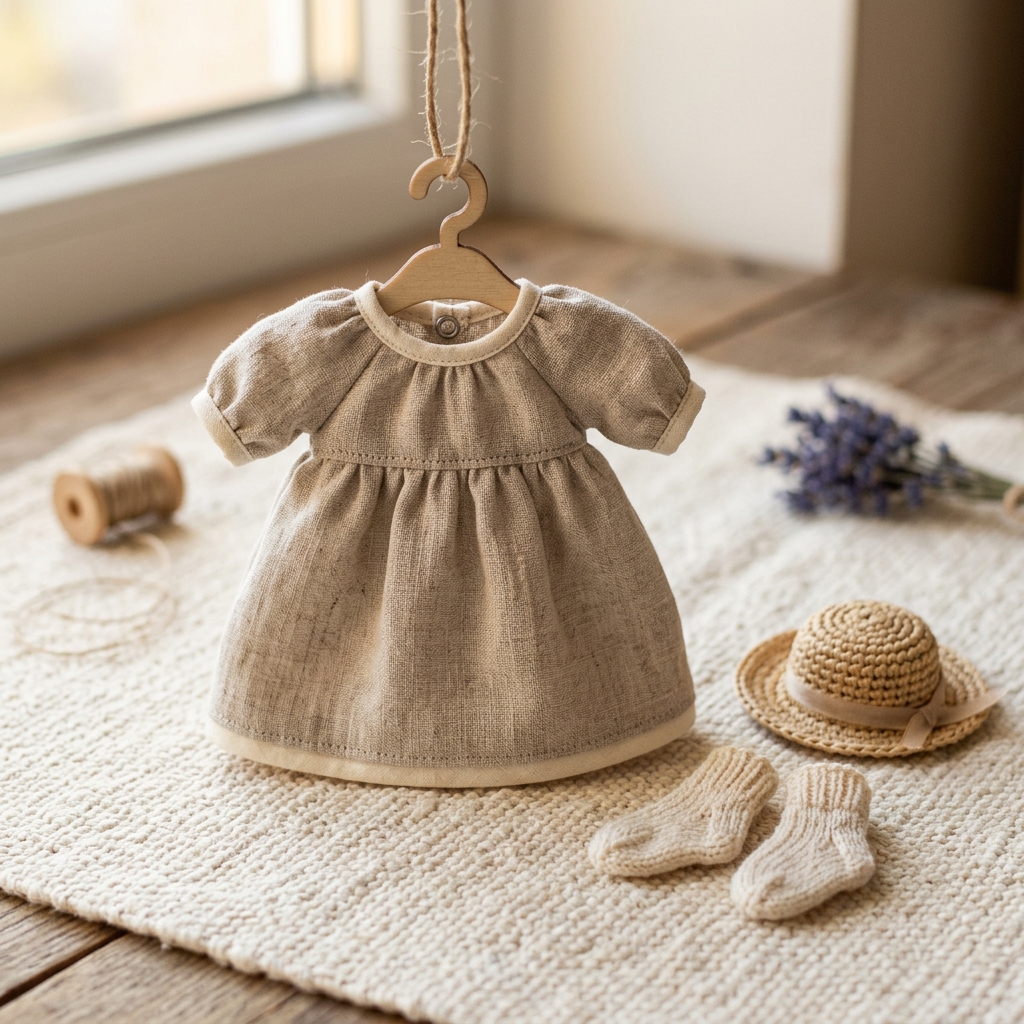 Linen Cottage Dress