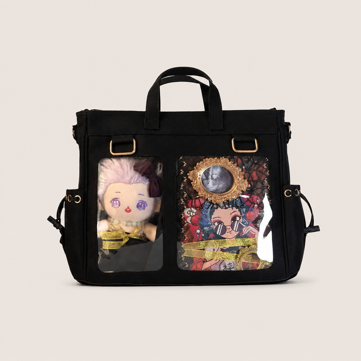 Yansu Bags Original [Gulu Paradise] Ita Bag For Dolls & Valuables, 20cm Cotton Doll Backpack/Shoulder Bag Product view